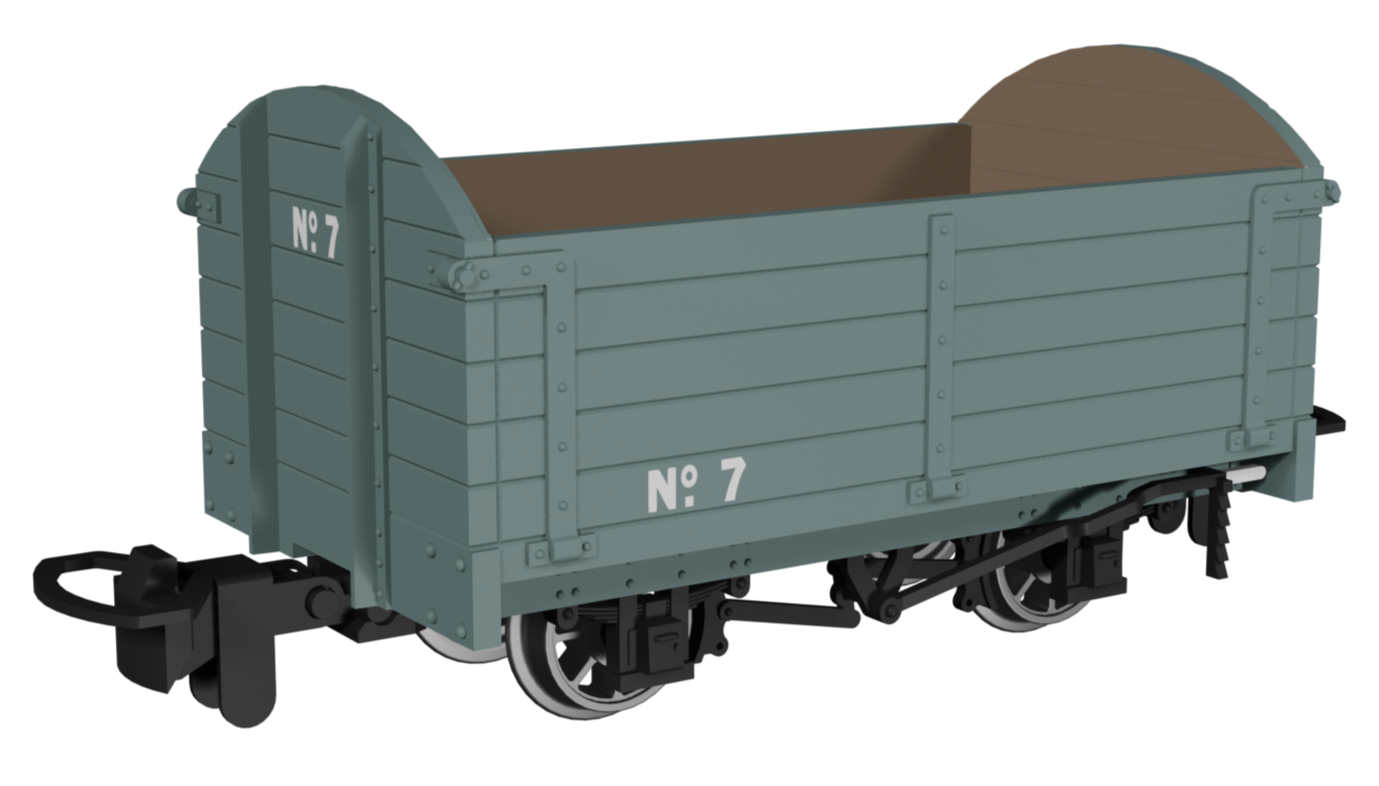 Dropside Open - Plain Grey No.7