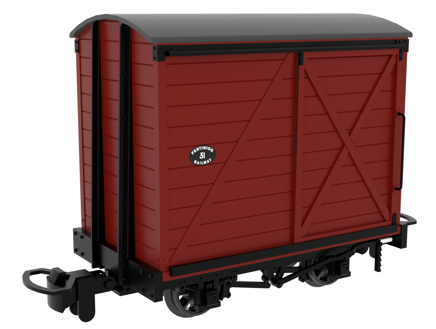 990314 009 Covered Van - FR Red No.31