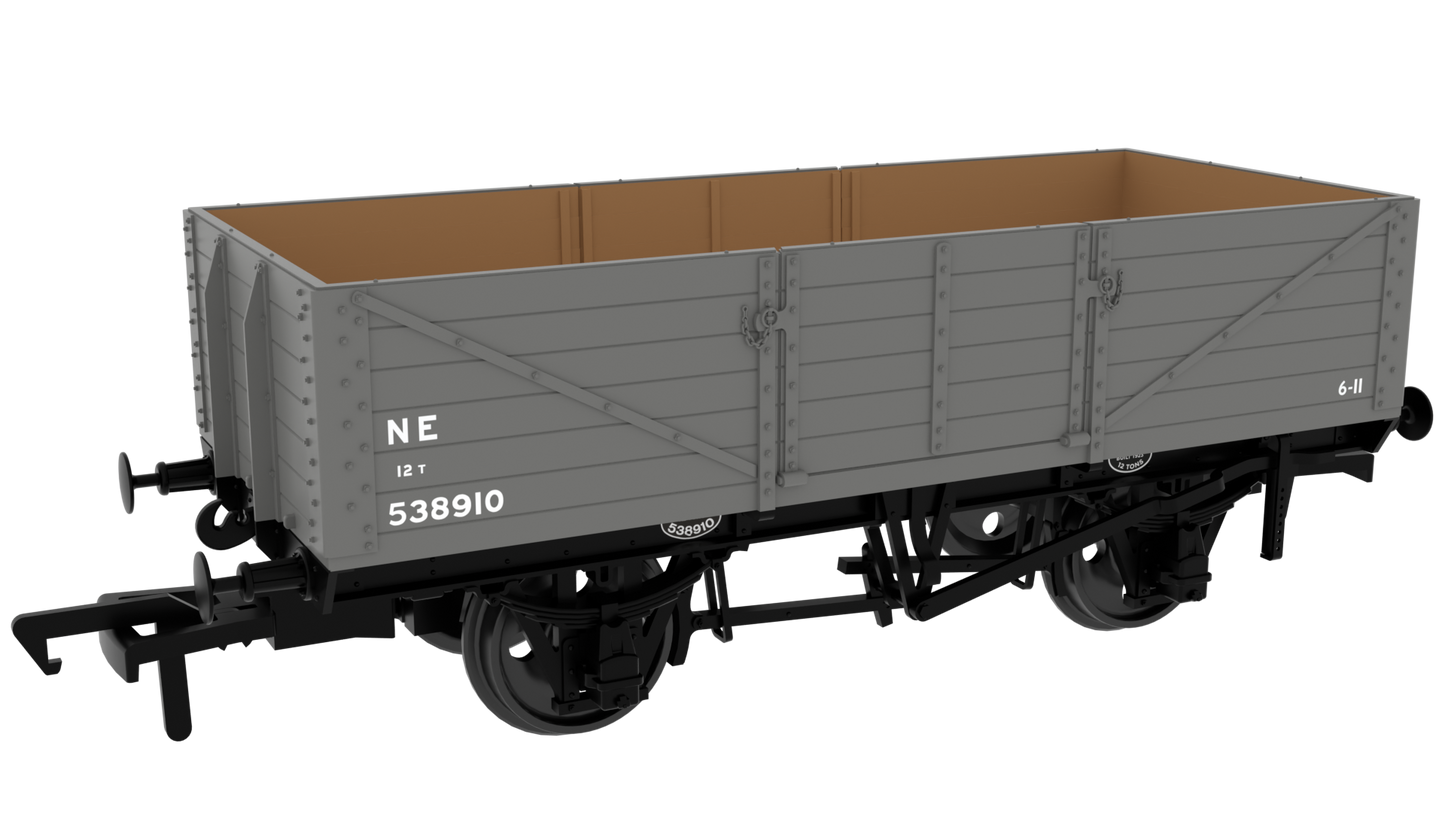 GCR Dia. 9A/9B 6-Plank - No. 538910 LNER Grey (post-’36)