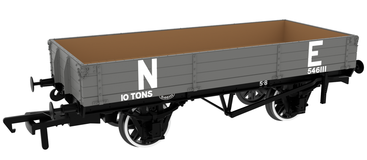 GCR Dia. 6C 3-Plank Open - No. 546111 LNER (pre-’36) Grey