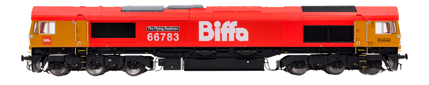 7D-066-006 Class 66 783 GBRF Biffa 'The Flying Dustman' Diesel Locomotive