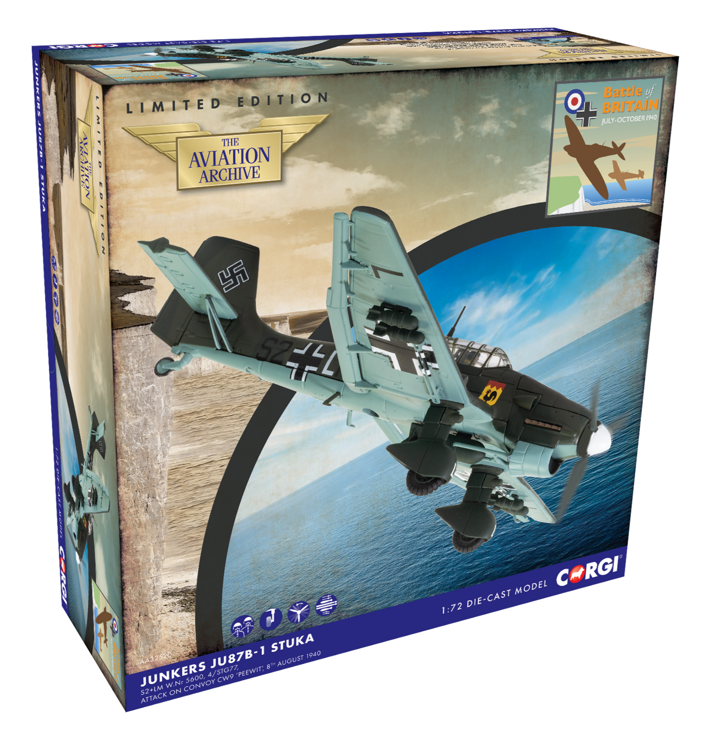 Junkers Ju87B-1 Stuka - Uffz Pittroff and Uffz Scubert - Battle of Britain 85