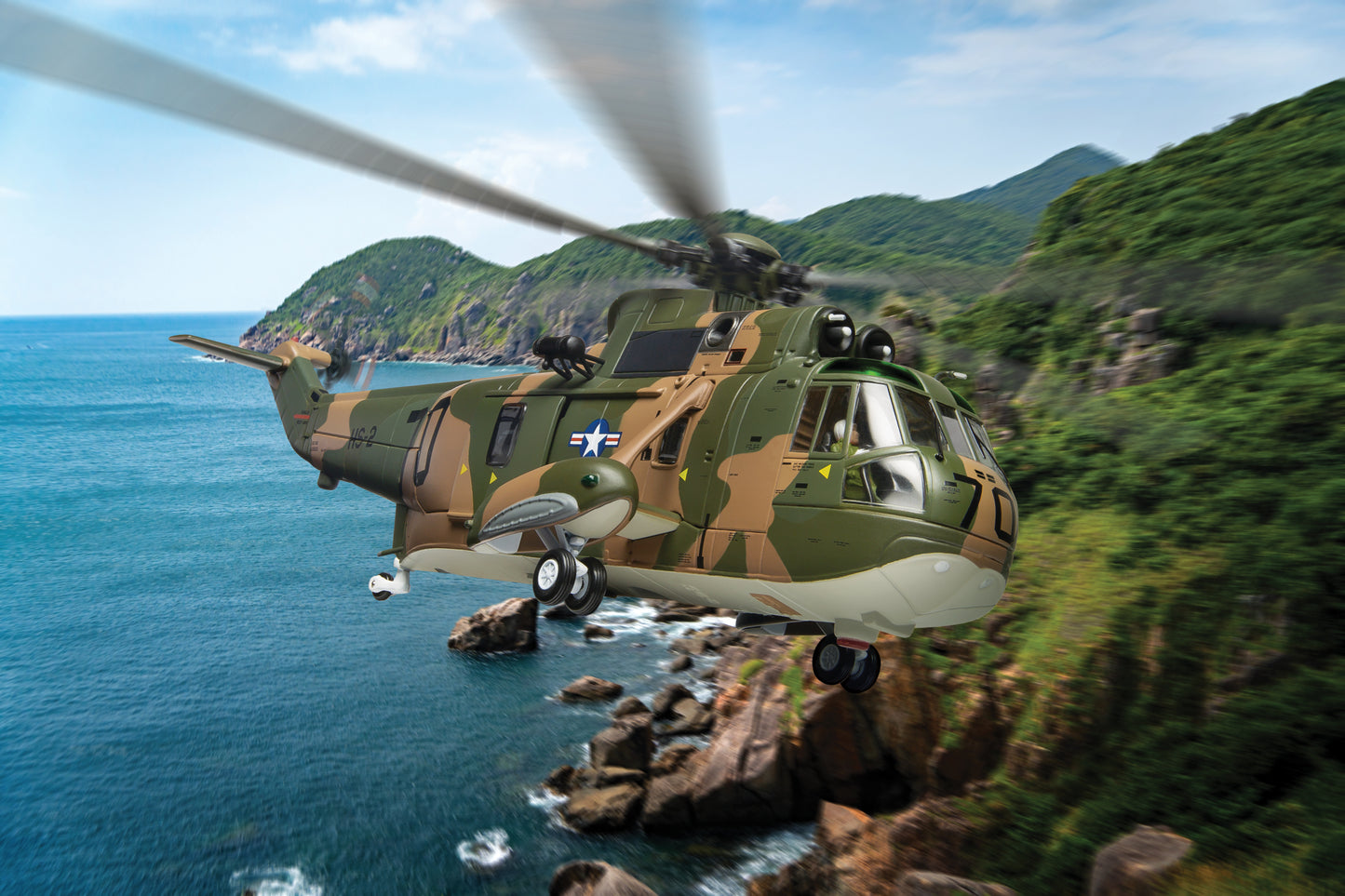 Sikorsky SH-3A Sea King, NV-70, HS-2 Golden Falcons, USS Hornet, May 1967