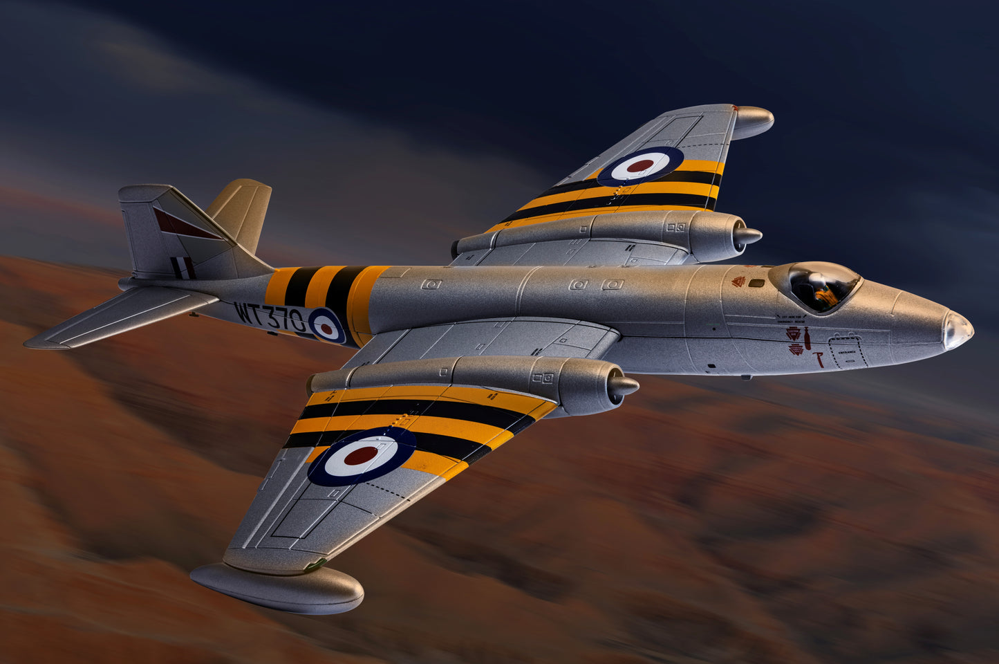 AA34711 English Electric Canberra B.6, WT370, Operation Musketeer, 1956