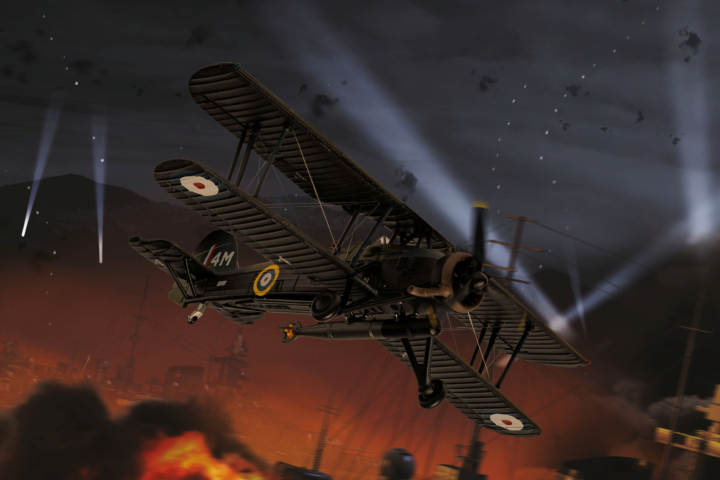 AA36312 Fairey Swordfish MkI, P4154 / 4M,Battle of Taranto, November 1940