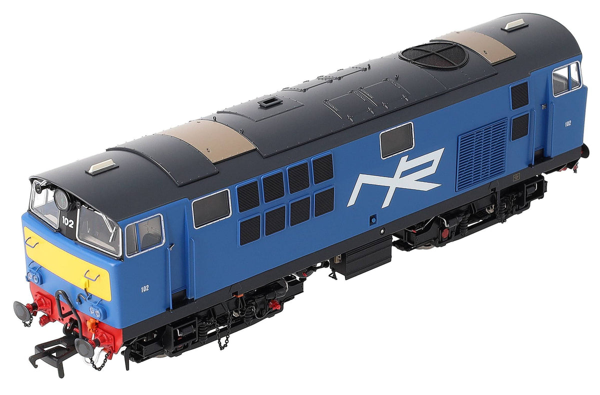 IRM1337-DCC NIR 101 Class Hunslet 102 'Falcon' Blue (yellow panels) Diesel Locomotive - DCC Sound