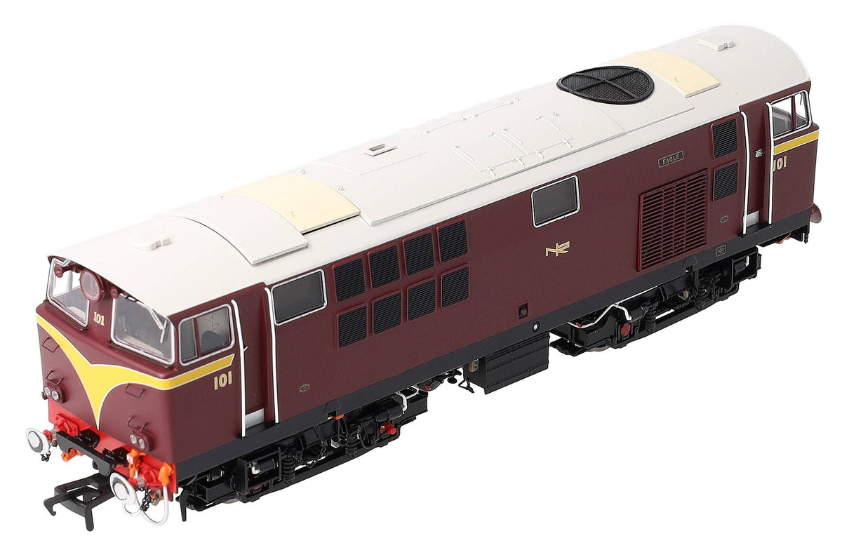 IRM1341-DCC NIR 101 Class Hunslet 101 'Eagle' Maroon (revised arc Diesel Locomotive - DCC Sound
