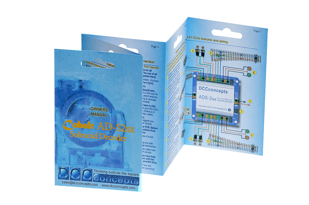 DCD-ADS-2sx Accessory Decoder CDU Solenoid Drive SX 2-Way with Power-Off Memory and Protective Case