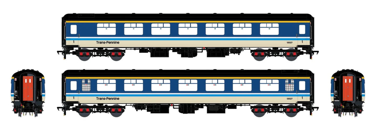BR Mk.2c (large toilet window) FK M13527 Provincial w/Trans-Pennine brandings