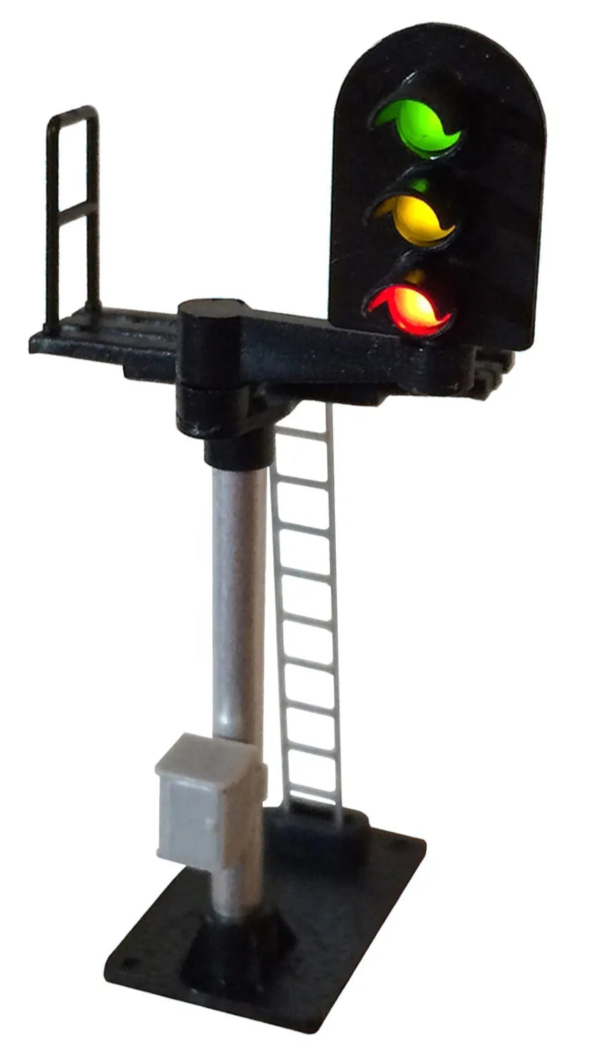 3 Aspect (R/Y/G) Platform Right Offset Round Head Signal
