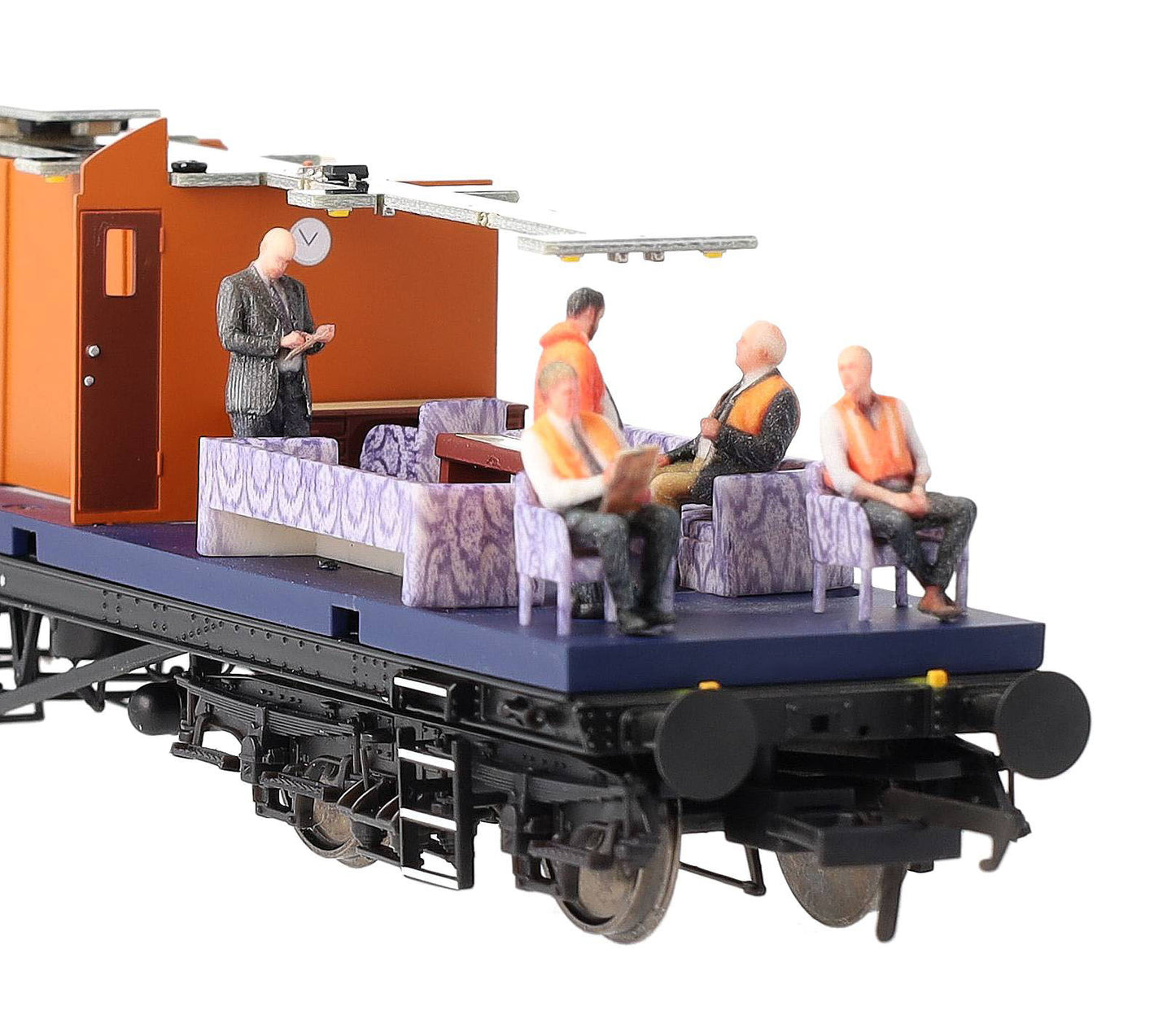 1:76 Scale Exclusive Black Label Hi-Vis BR Q13 Inspection Saloon Engineers - Full Colour 3D Print