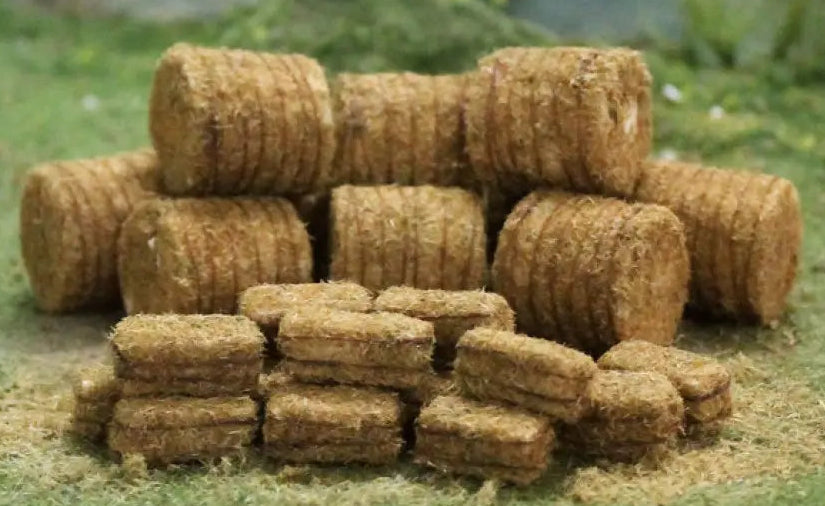 TAS074317 Railway Scenery N-gauge 00926 Straw Bales (25/pack)