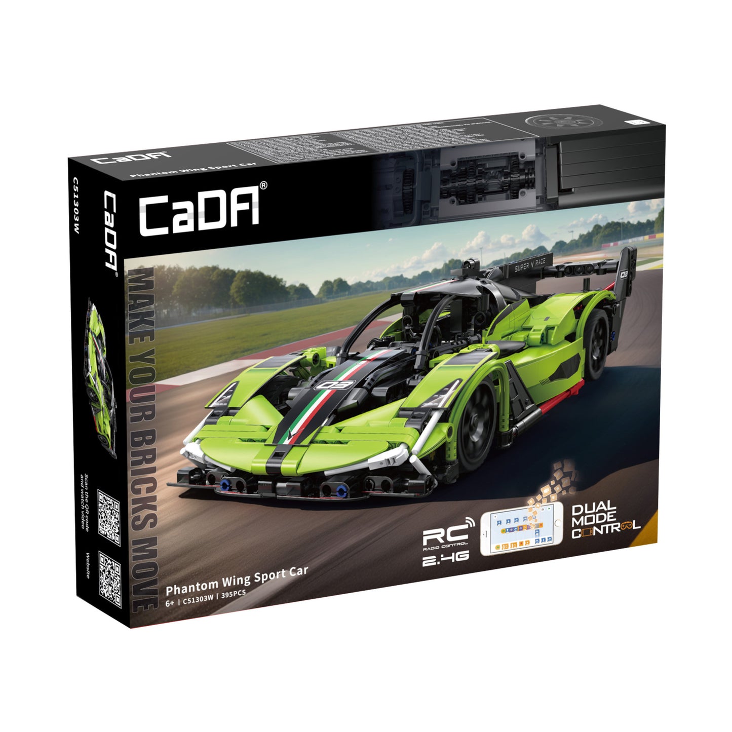 C51303W Phantom Wing Sports Car - 395 pcs