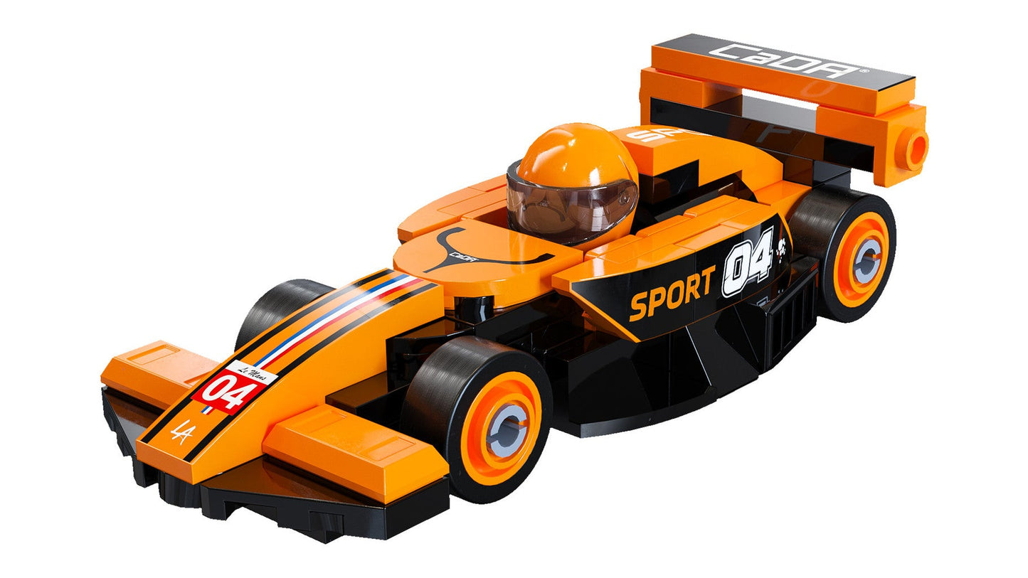 C55103W Mini Orange Circuit Racing Car - 70 pcs