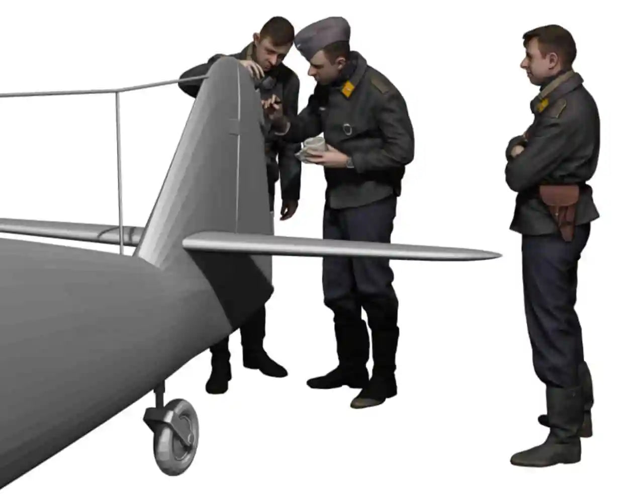 1:76 Scale World War Two - Luftwaffe Painting Victory Markings