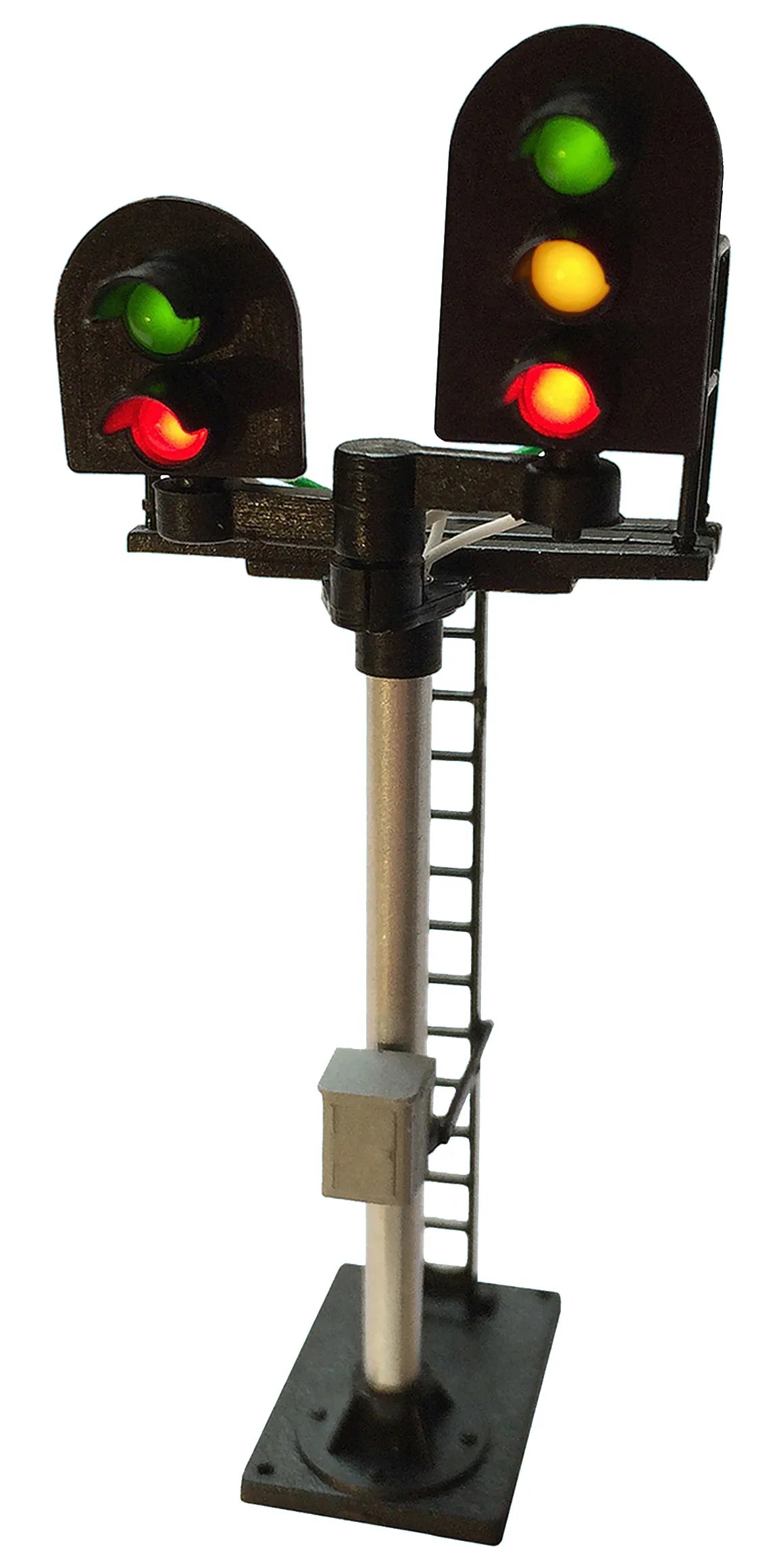 3-2 Aspect Stepped Standard Junction Signal Kit Round Head