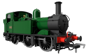 14XX Class 0-4-2 1444 BR Green Lined Early Crest Steam Locomotive