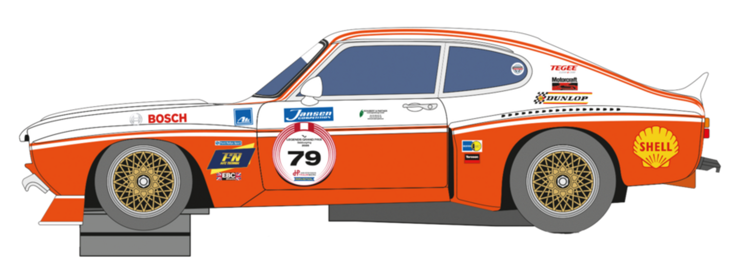 Carrera Digital 132 Ford Capri RS 3100 Gr.2 'No.79' Salzburgring