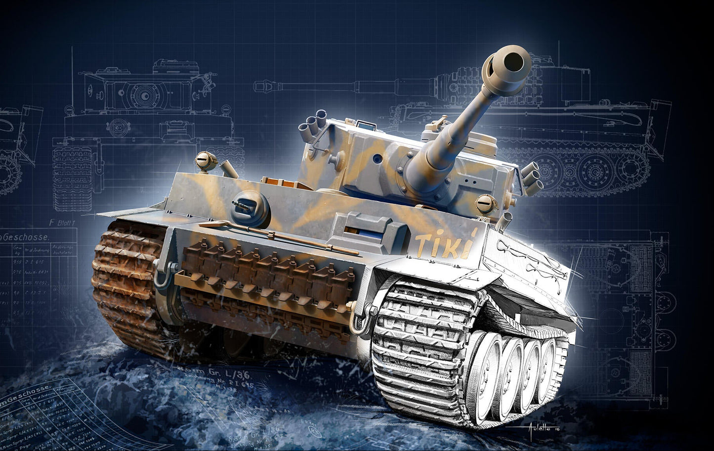 German PzKpfw.VI Tiger I Ausf.E Model Kit