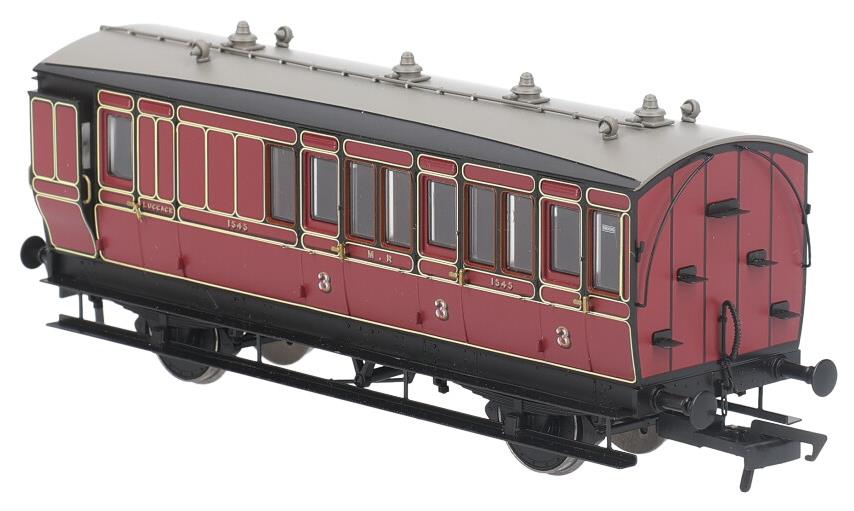 Pre-Owned Hattons Originals Genesis 4 wheel brake 3rd 1545 in Midland Railway Crimson Lake