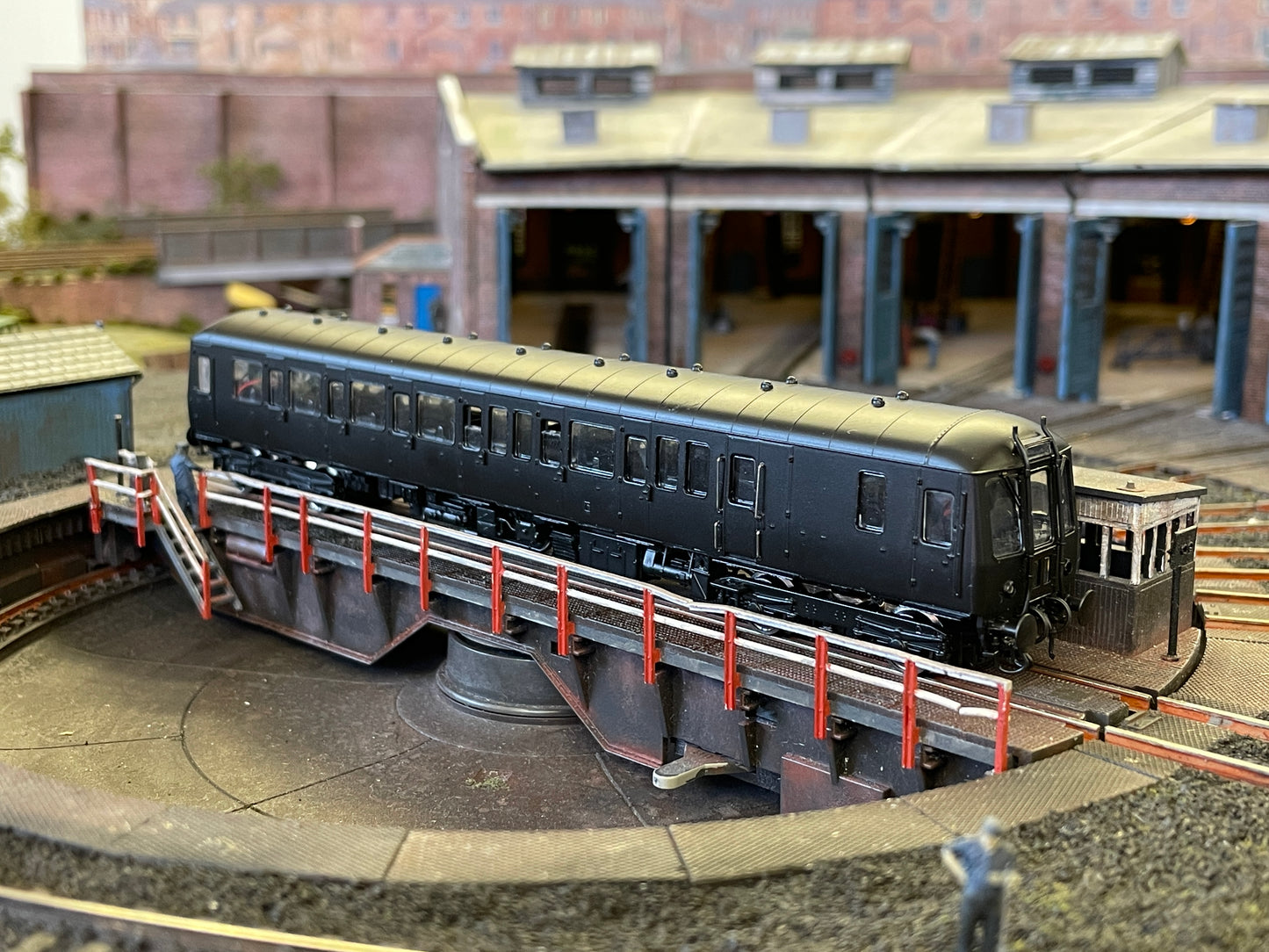 Class 122 BR Blue W55008 (Small Yellow Panels) Single Car DMU