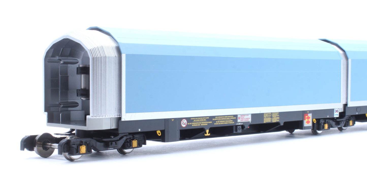 Pre-Owned OO/4mm 5-car Arbel WIA car carrier with RfD squadron branding. Wagon 85 70 4971 001-8