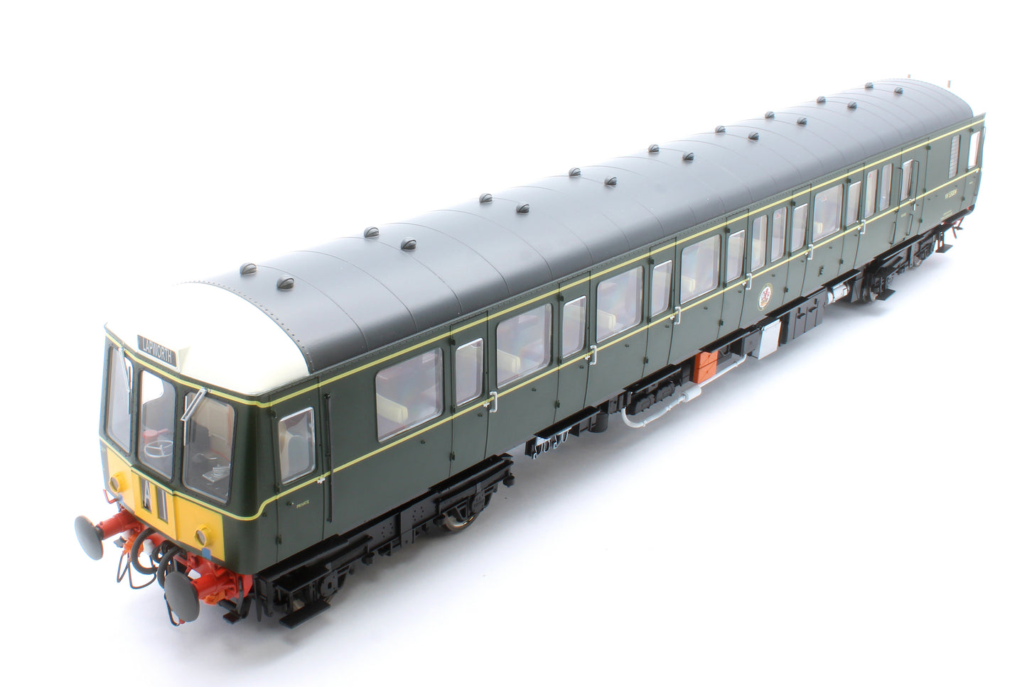 1225 Class 122 BR Green (Small Yellow Panel) Single Car DMU W55004