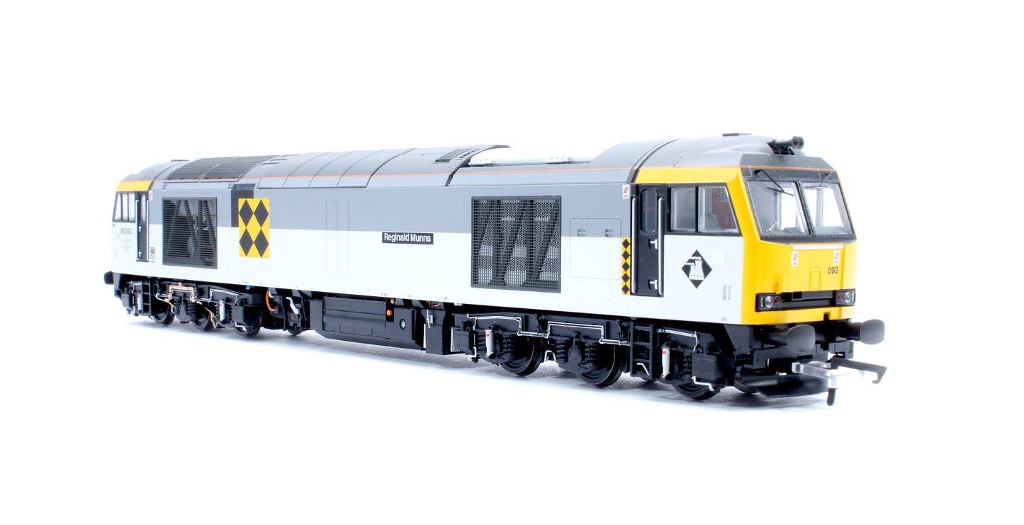 Pre-Owned Class 60 60092 'Reginald Munns' TTG Triple Grey Coal Sector Diesel Locomotive - DCC Sound