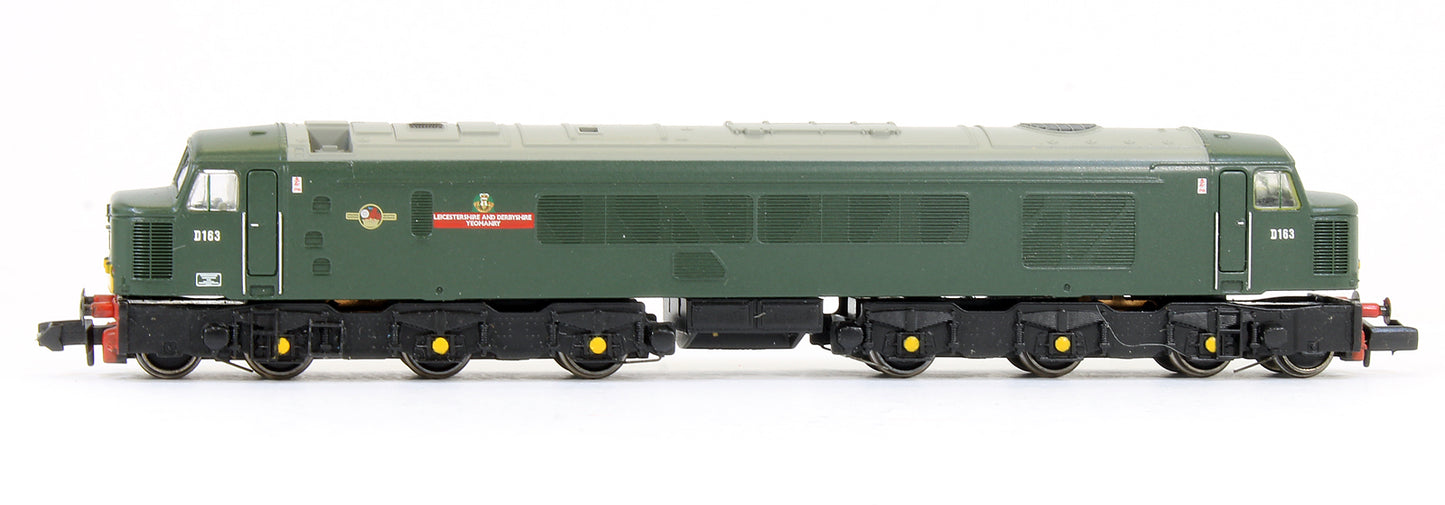 Pre-Owned Class 46 D163 'Leicestershire & Derbyshire Yeomanry' BR Green Diesel Locomotive