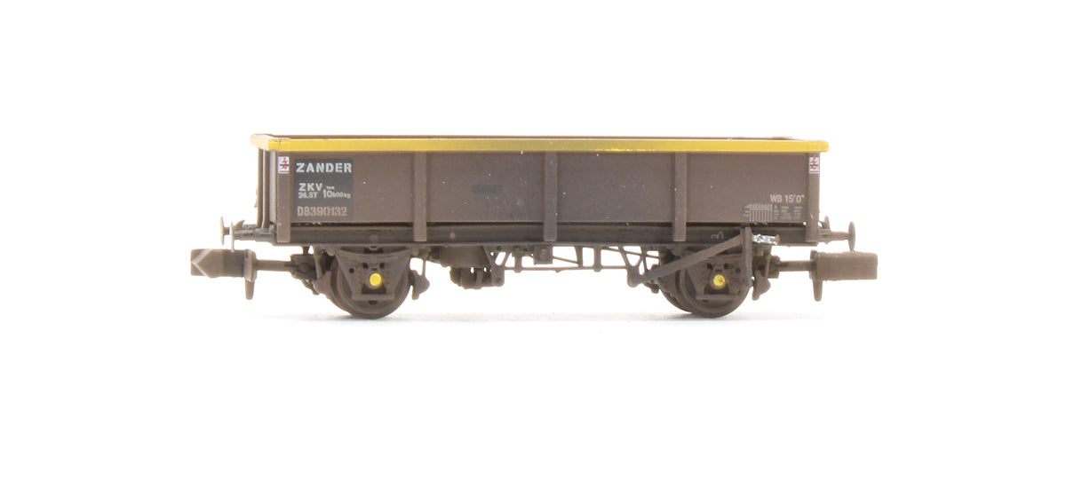 Pre-Owned Departmental ZKV Zander Brown with Yellow Stripe #DB3900132 - Single Wagon - Custom Weathered