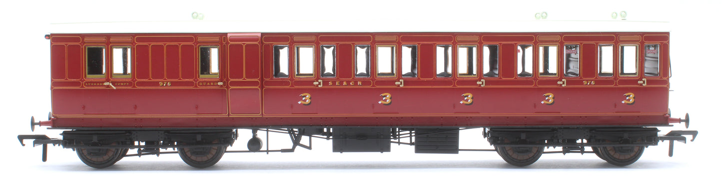 978002 48' SECR ‘Evolution’ Bogie Coach Non-Corridor Brake Third No.975