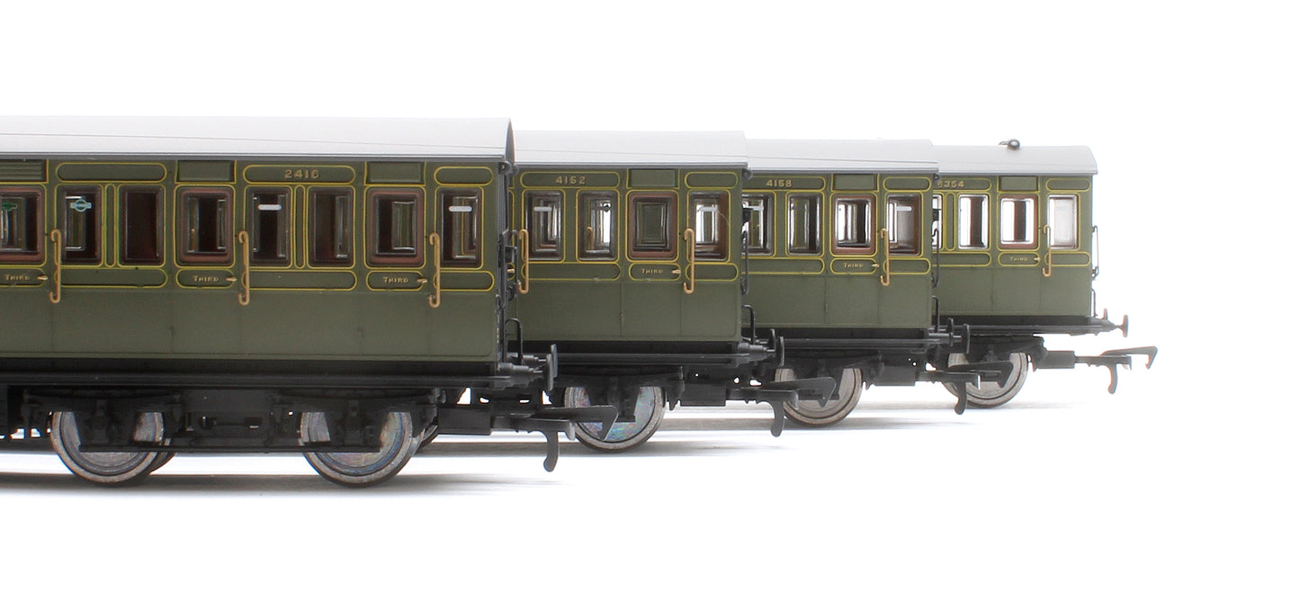 LBSCR 54ft 'Isle of Wight' 4-Coach Pack SR Maunsell Green No. 486