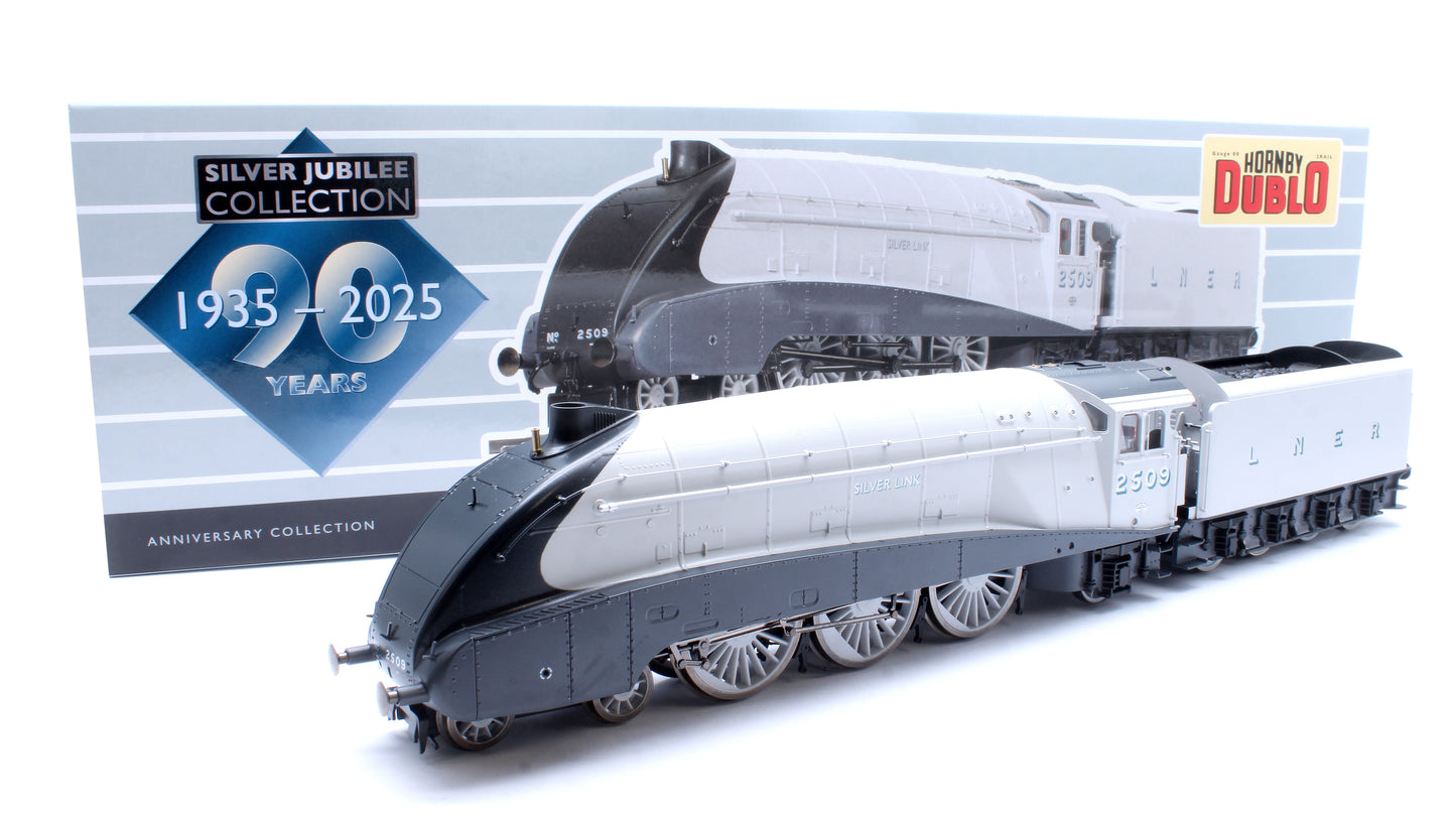 Hornby Dublo Class A4 4-6-2 LNER No.2509 'Silver Link' (90th Anniversary Collection) Steam Locomotive