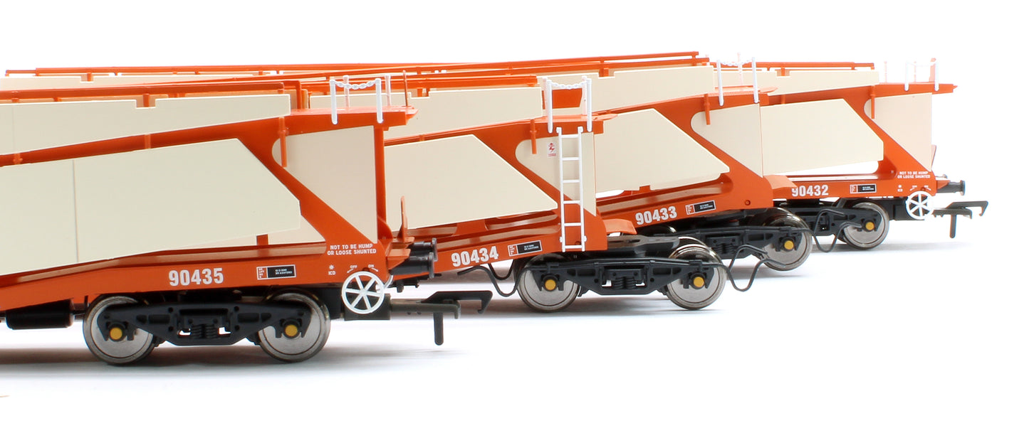 RT-OO-CAR4-414A Quad set Cartic-4 car carrier - Silcock Express livery with side screens (set A)