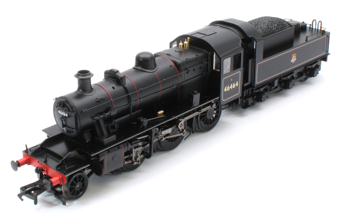 32-832 LMS Ivatt 2MT 46464 BR Lined Black (Early Emblem) Steam Locomotive
