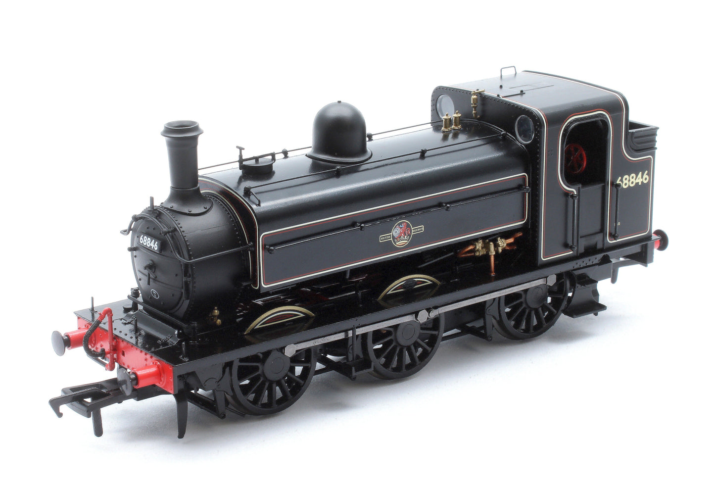 Pre-Owned LNER J52/2 No.68846 BR Lined Black Late Crest Steam Tank Locomotive