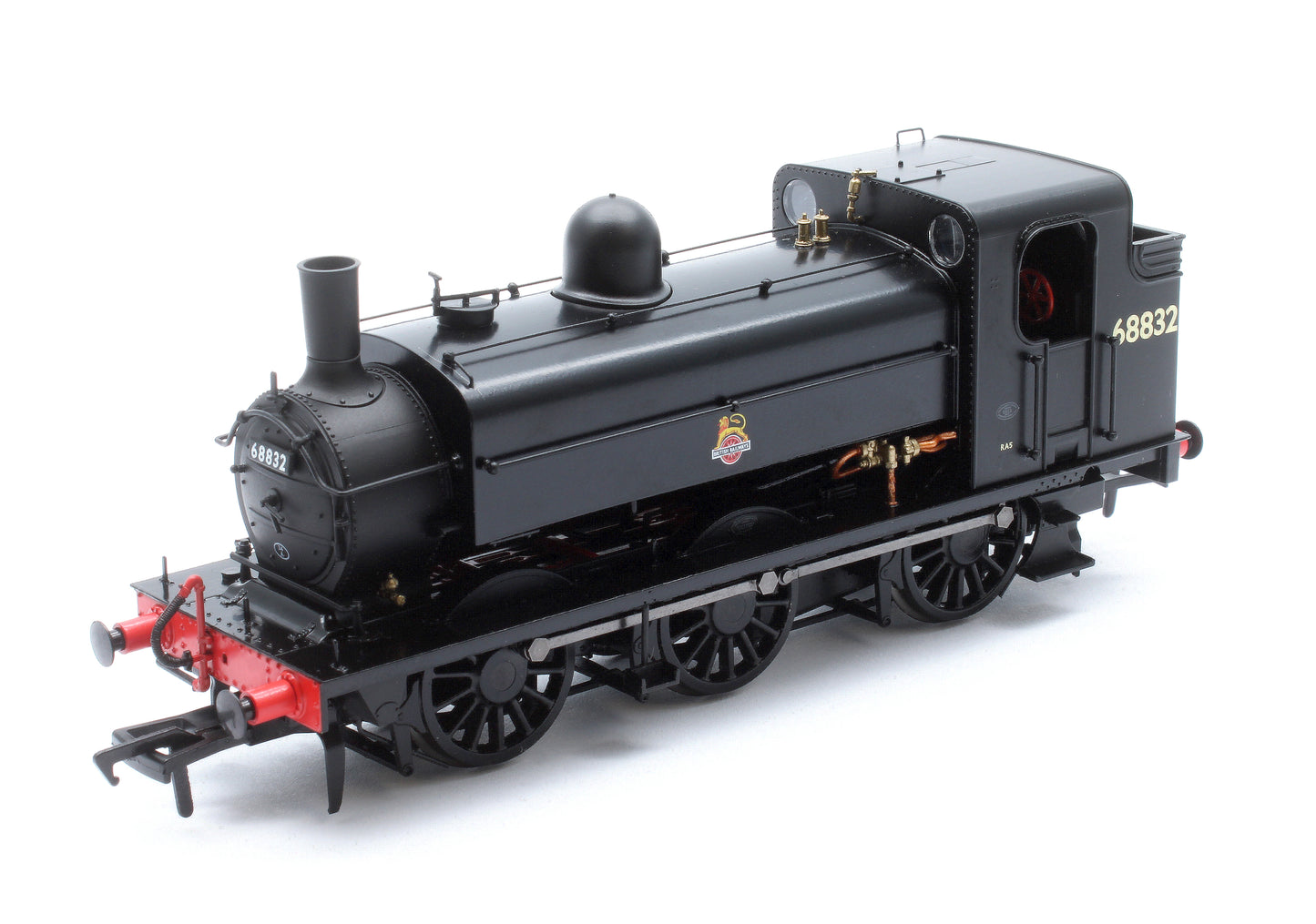 LNER J52/2 No.68832 BR Unlined Black Early Crest Steam Tank Locomotive