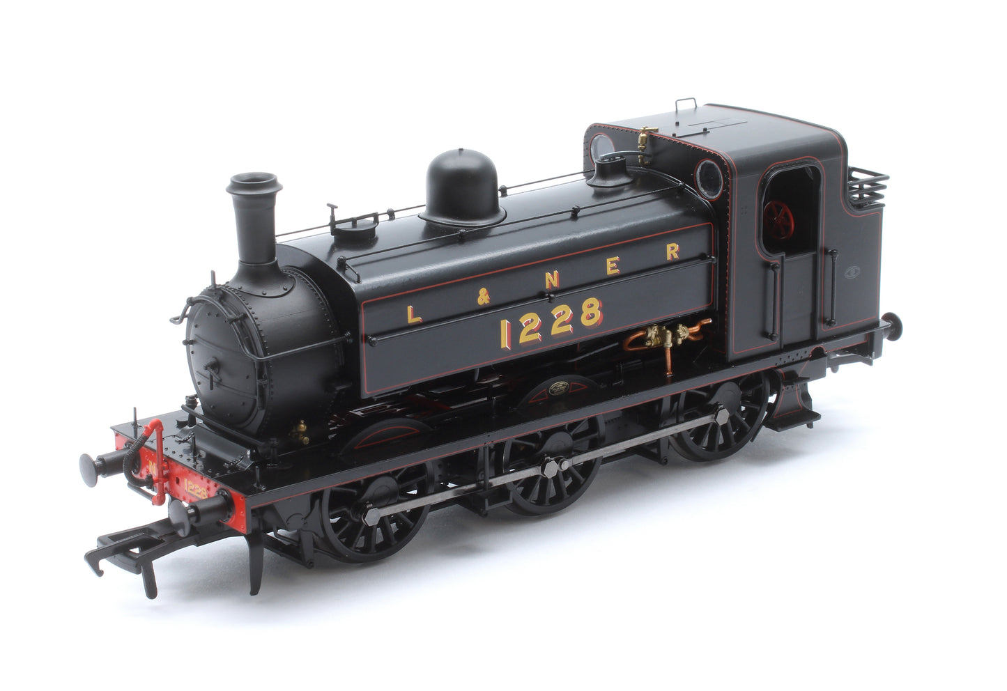 LNER J52/2 No.1228 L&NER Black with Red Lining Steam Tank Locomotive