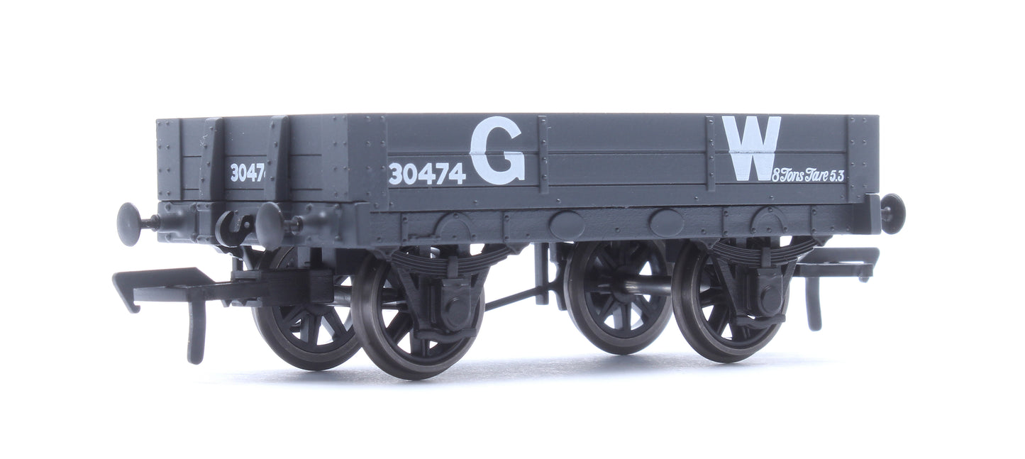 Cambrian Railways 2 Plank Fixed Side Open Wagon GWR Grey No. 30474
