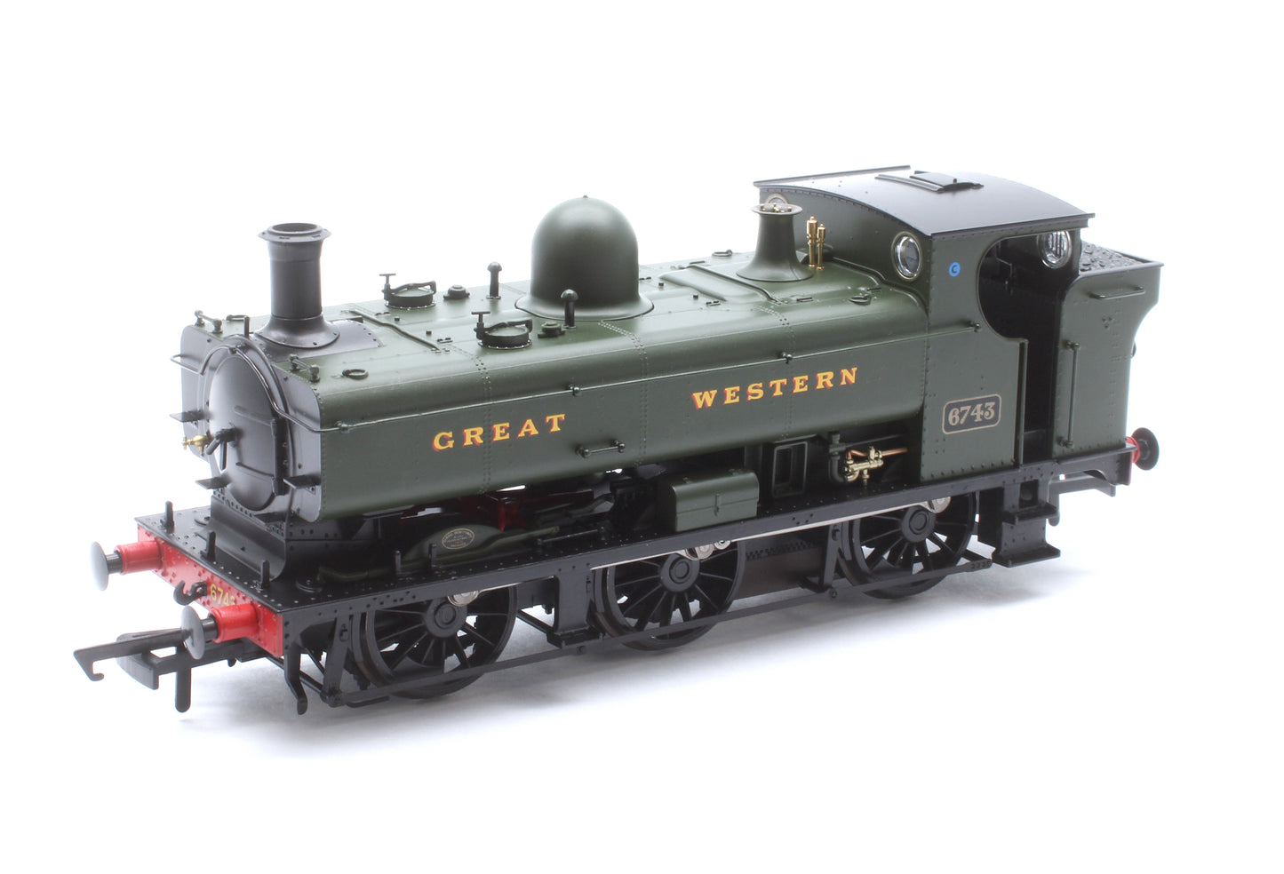 6700 Class 67xx Pannier Tank - GWR Great Western Green 0-6-0 Tank Locomotive No.6743
