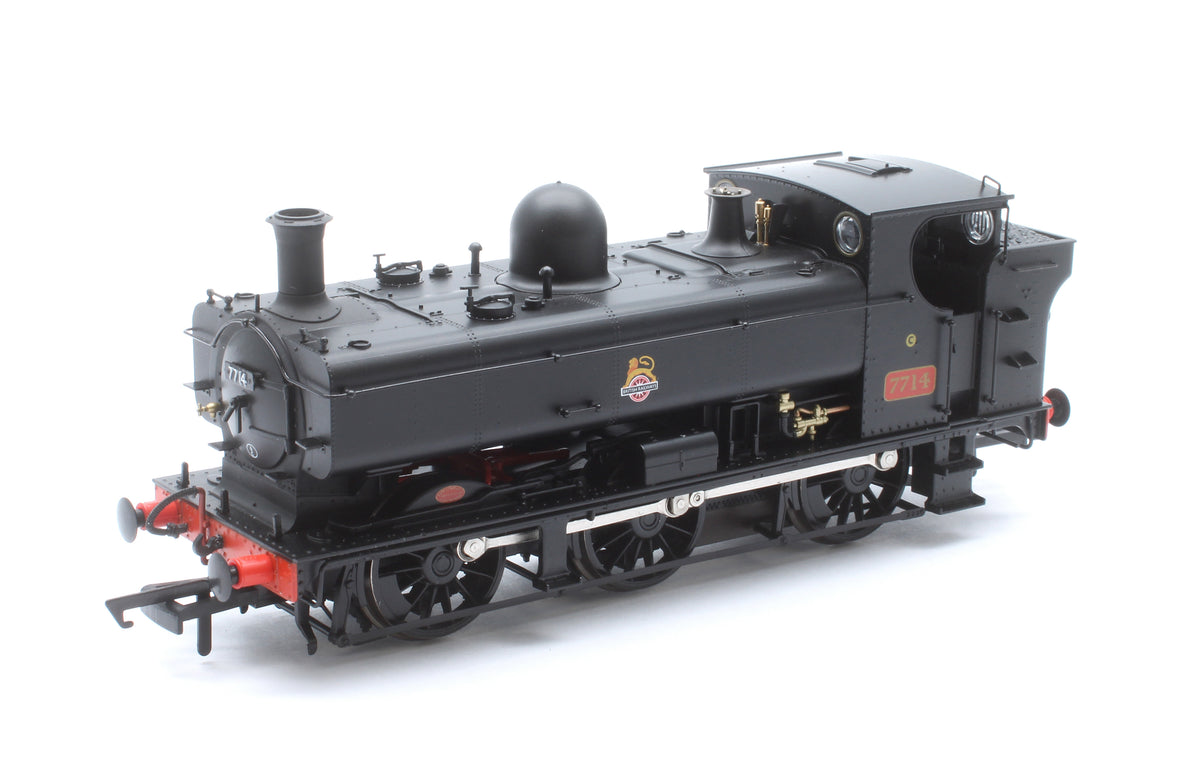 Pre-Owned 5700 Class 57xx Pannier Tank - BR Black Early Emblem 0-6-0 Tank Locomotive No.7714 (DCC Sound)