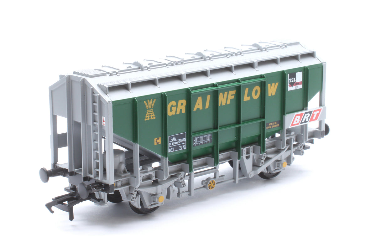 35 Ton PAA Bulk Grain Wagon 'Grainflow' Green & Grey No. BRT 7773