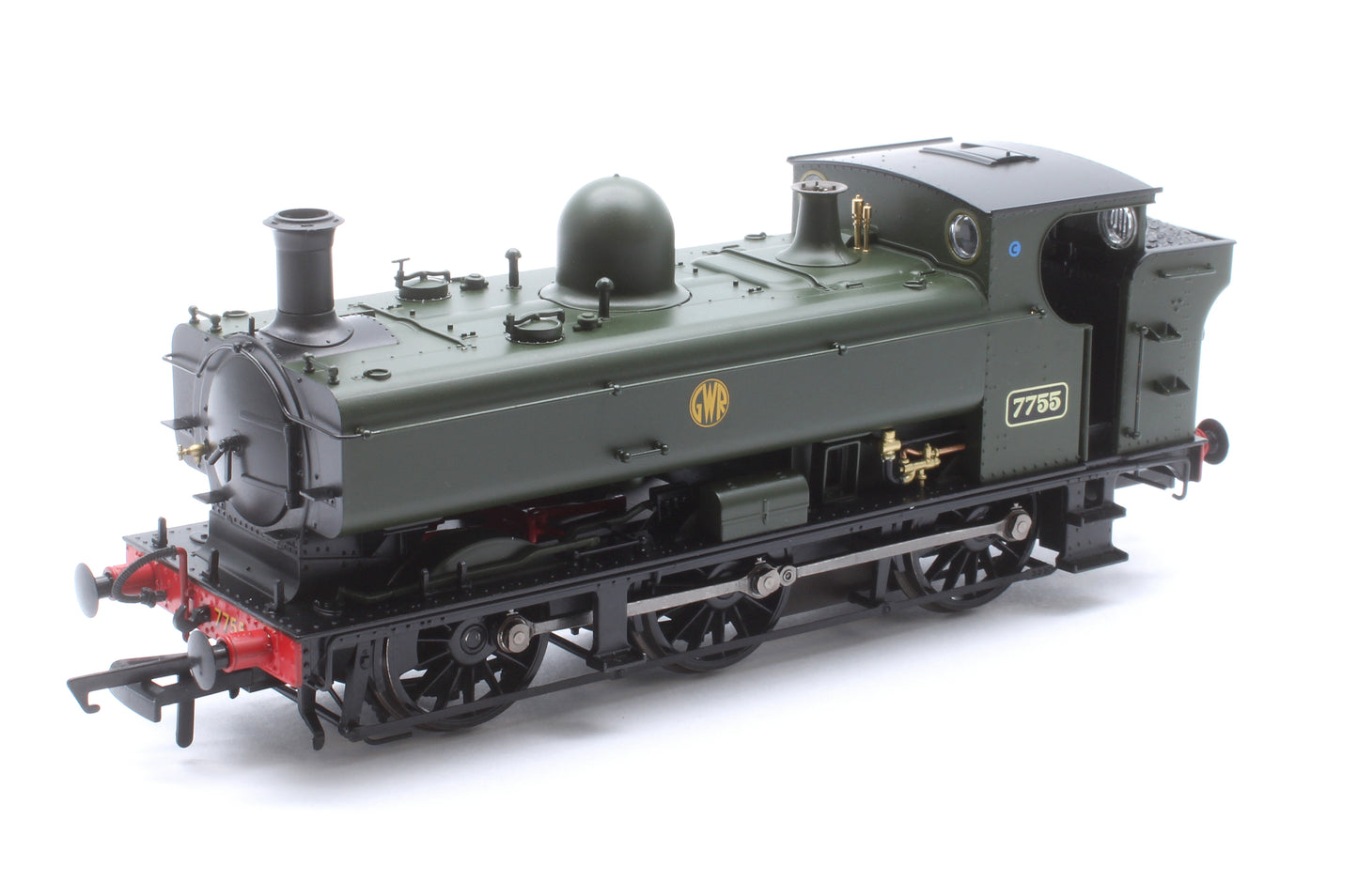 5700 Class 57xx Pannier Tank - GWR Shirtbutton Green 0-6-0 Tank Locomotive No.7755 (DCC Sound)
