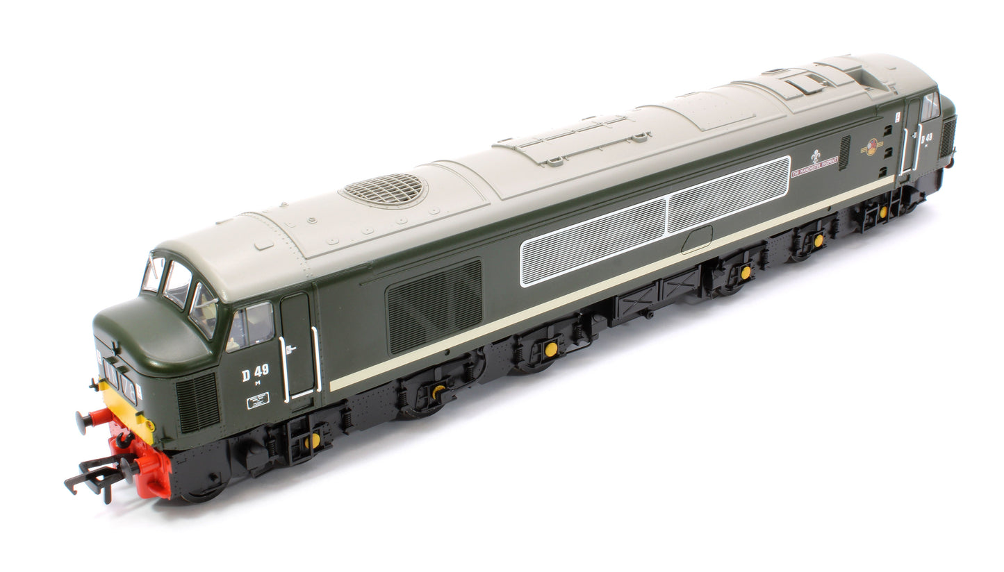 Pre-Owned Class 45 Split Centre H/C D49 'The Manchester Regiment' BR Green (Small Yellow Panels) Diesel Locomotive - DCC Sound