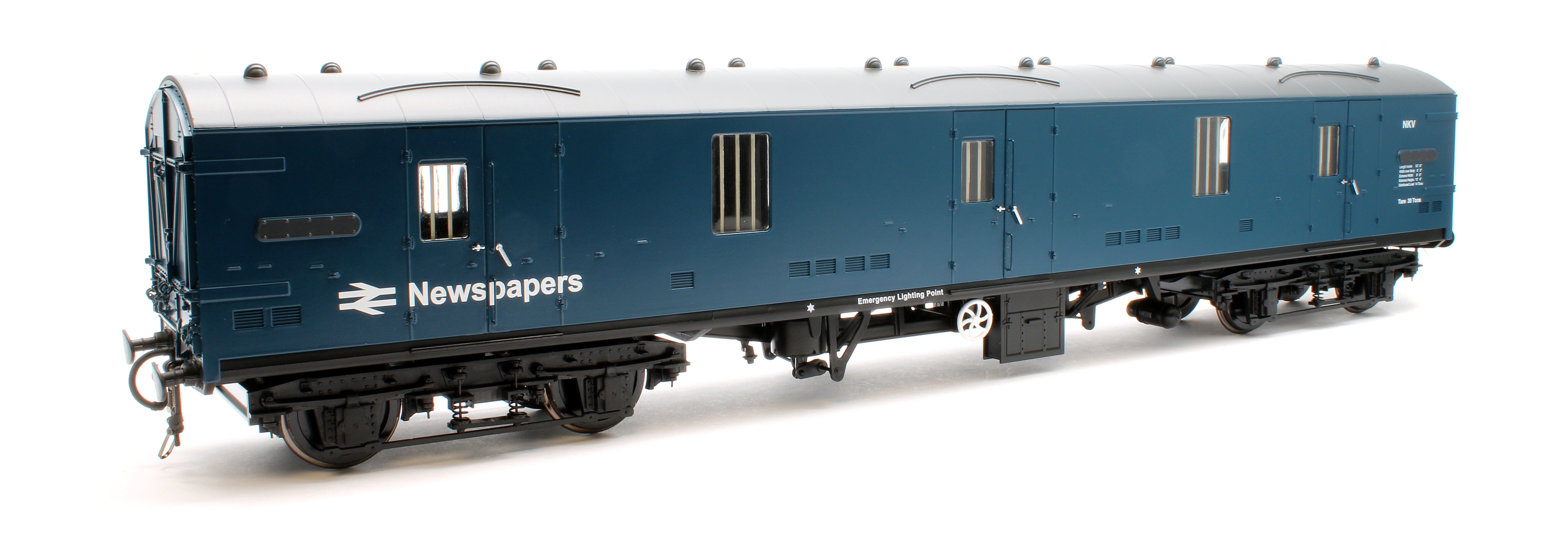 Heljan Mk1 General Utility Van (GUV) BR Blue ‘Newspapers’ (BR1) – Rails ...