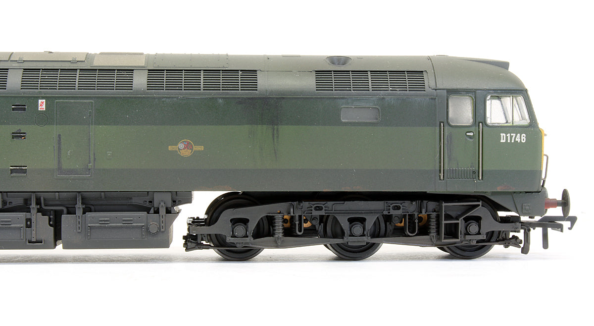 Pre-Owned Class 47 Diesel D1746 BR Two Tone Green Diesel Locomotive - Custom Weathered