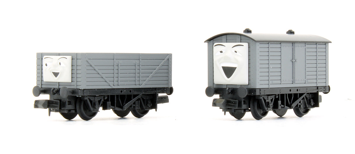 Pre-Owned 93802 Thomas The Tank Engine & Friends James The Red Engine & Two Trucks