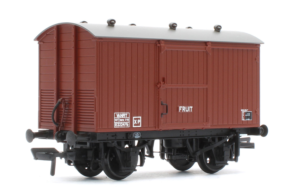 38-386A LNER 12T Ventilated Fruit Van BR Bauxite (Late) No.E222476