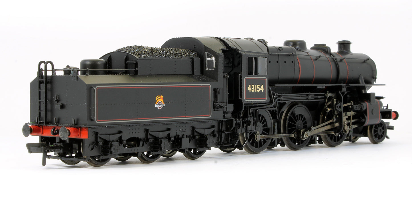 Pre-Owned Ivatt Class 2 2-6-0 43154 With Tablet Catcher E/Emblem Steam Locomotive (DCC Fitted)