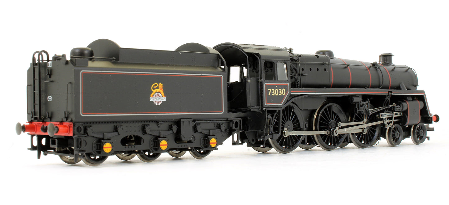 Pre-Owned 32-503 Standard Class 5MT 73030 BR Black Early Emblem BR1 Tender W/H Pump Steam Locomotive - DCC Fitted
